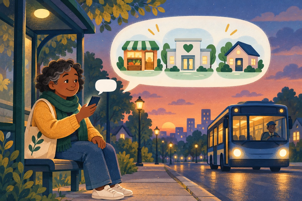 Illustration: Find help by text