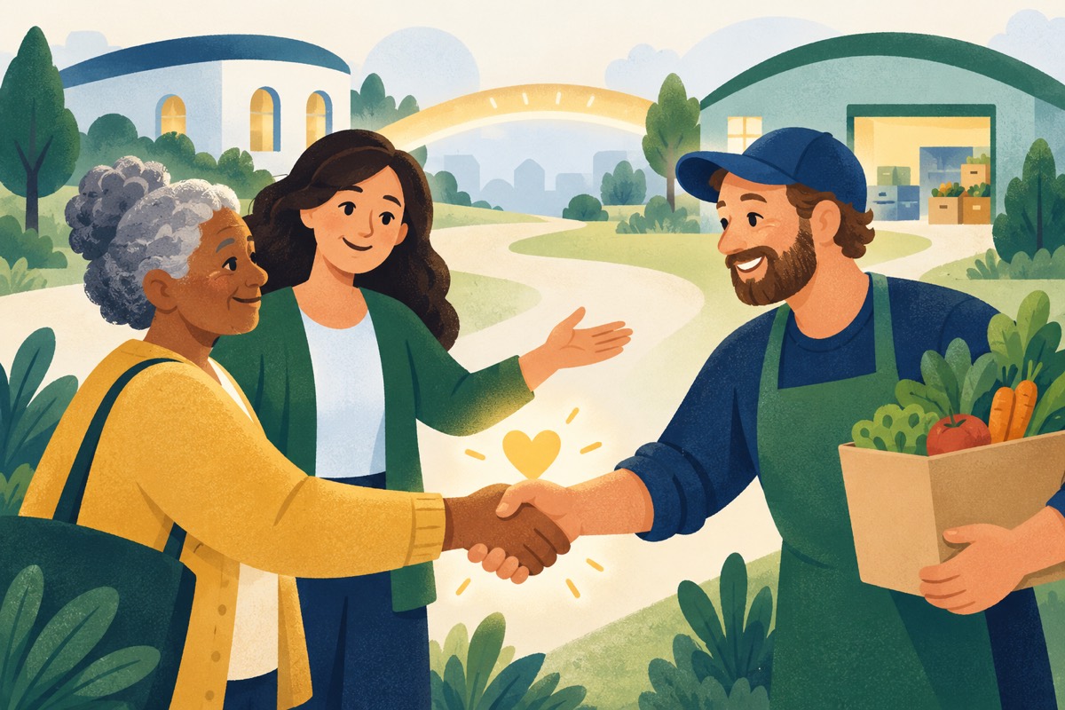 Illustration: Warm referrals: an introduction, not just a phone number